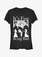 Disney Fun Being Bad Wicked Witches Girls T-Shirt