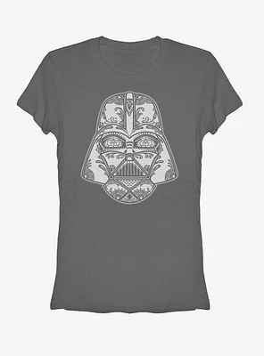 Sugar Skull Vader Helmet Girls T-Shirt