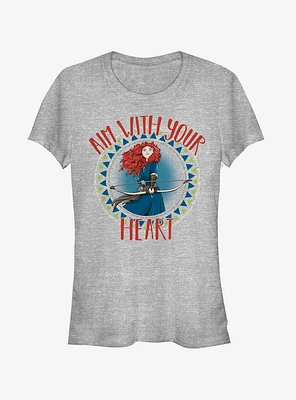 Disney Pixar Brave Merida Aim With Heart Girls T-Shirt