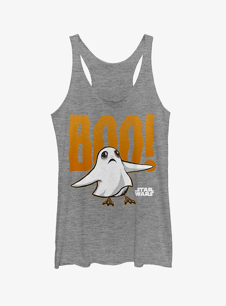 Halloween Porg Ghost Girls Tank