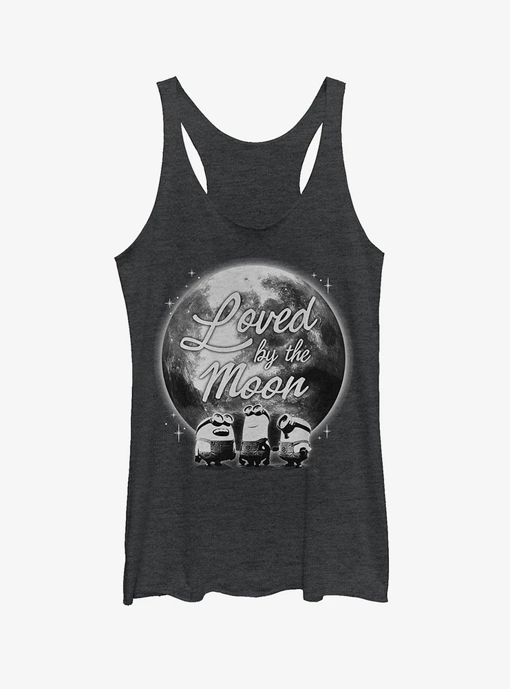 Minion Loved By Moon Girls Tank