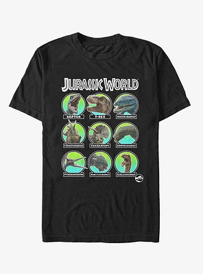 Jurassic World Fallen Kingdom Dino All Stars T-Shirt