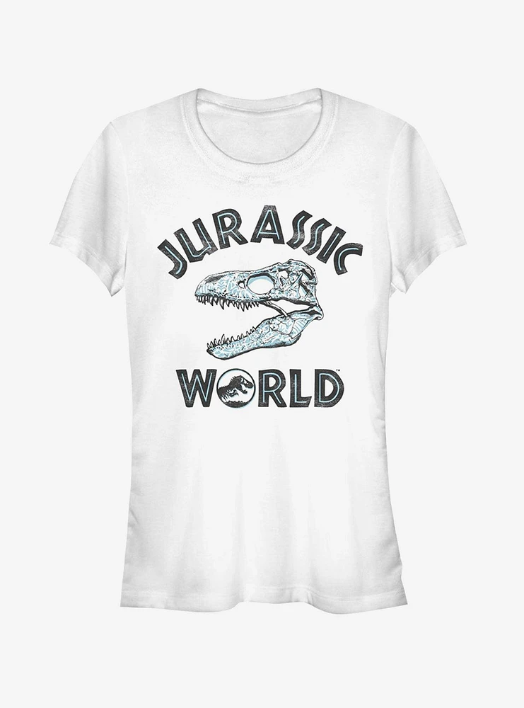 Jurassic World Fallen Kingdom Skeleton Logo Girls T-Shirt