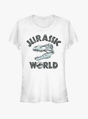 Jurassic World Fallen Kingdom Skeleton Logo Girls T-Shirt