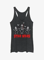 Halloween Vader Skeletons Girls Tank