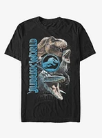 Jurassic World Fallen Kingdom Dinosaur Montage T-Shirt