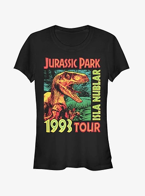 Raptor '93 Isla Nublar Tour Girls T-Shirt