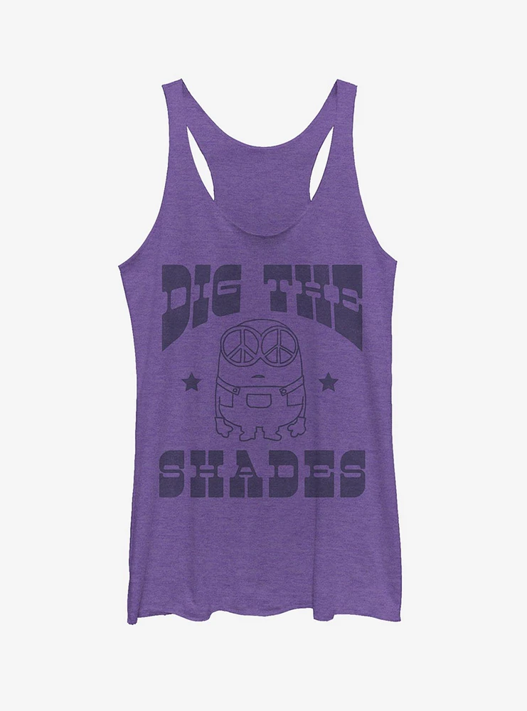 Minion Groovy Peace Shades Girls Tank