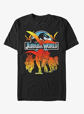 Jurassic World Fallen Kingdom Fire Dinosaurs T-Shirt