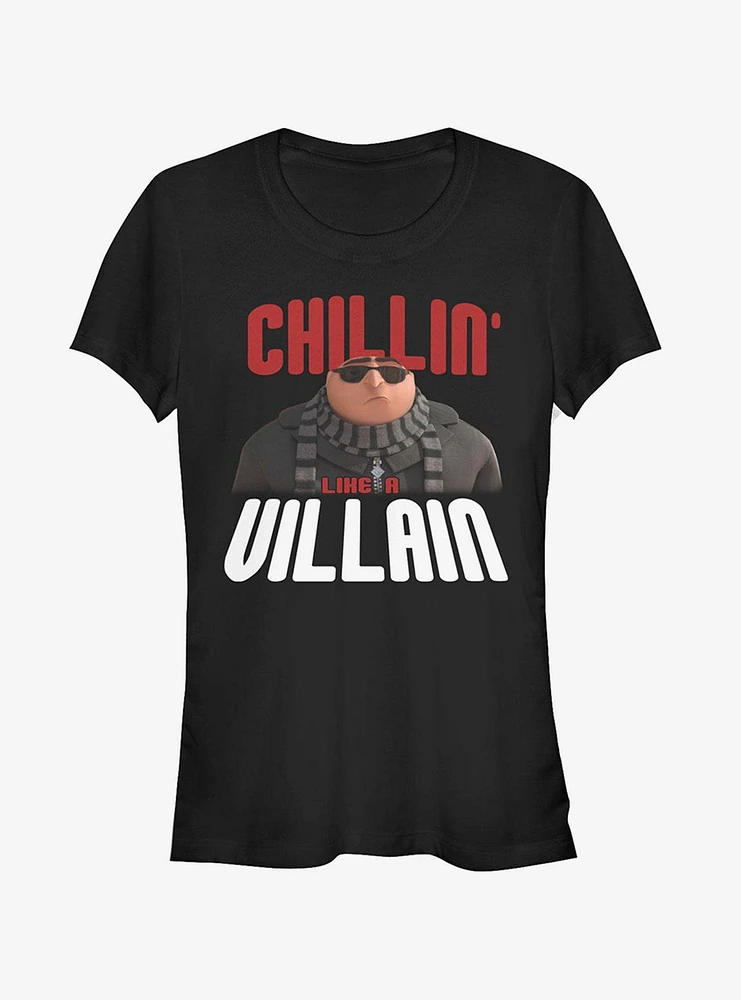 Gru Chillin' Like a Villain Girls T-Shirt