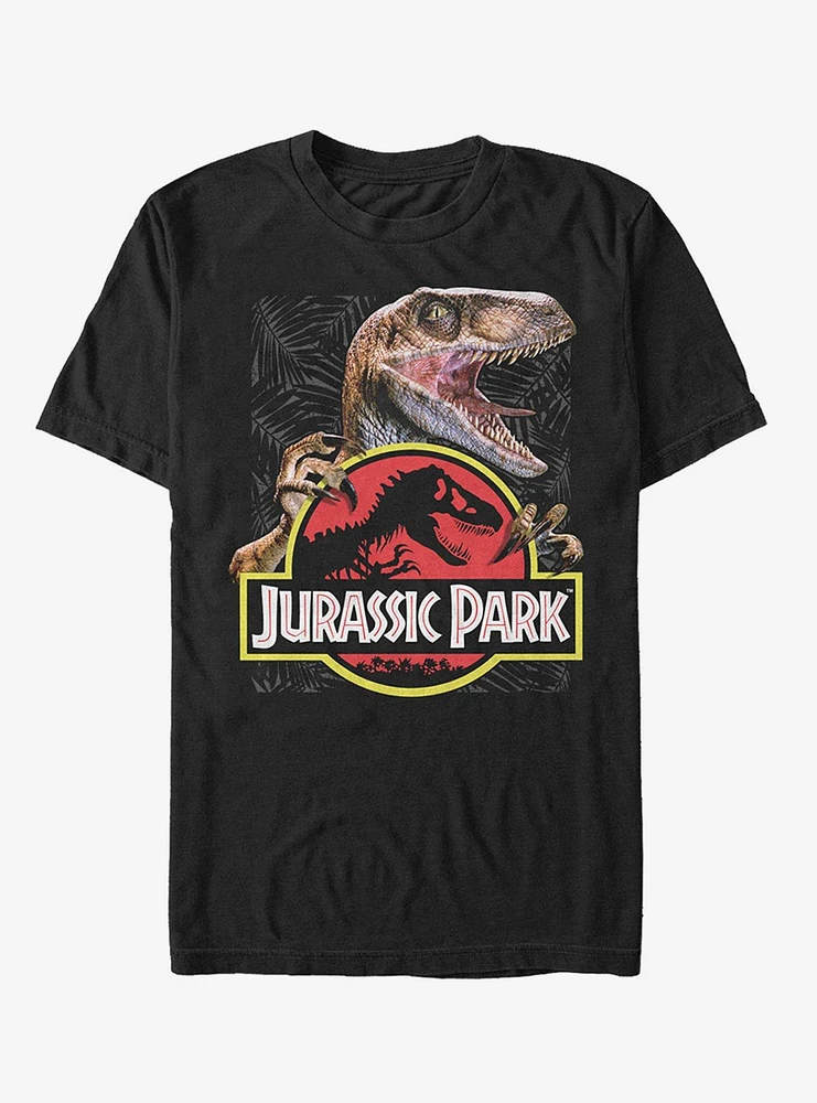 Velociraptor Hooked On Logo T-Shirt