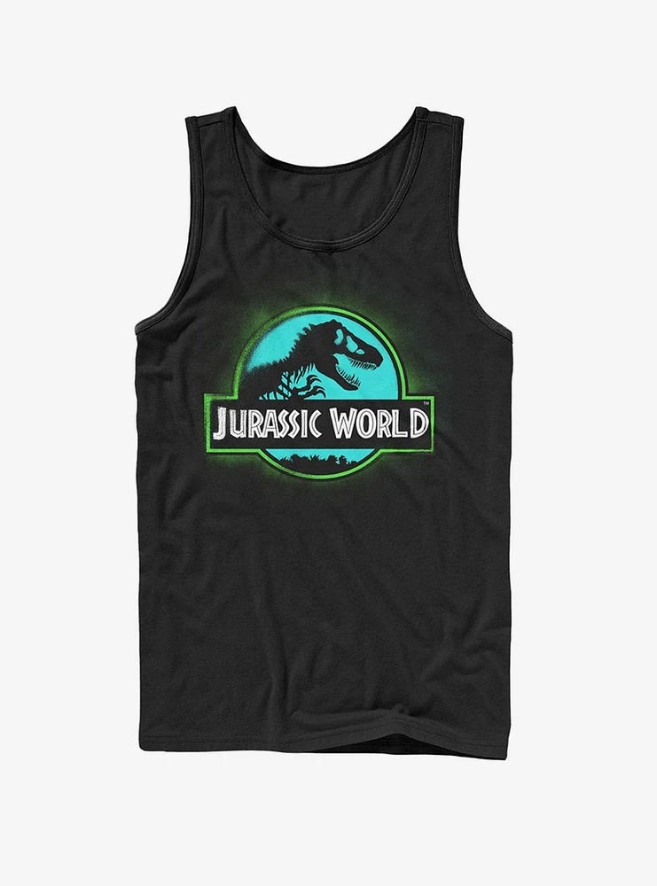 Jurassic World Fallen Kingdom T. Rex Spray Paint Logo Tank