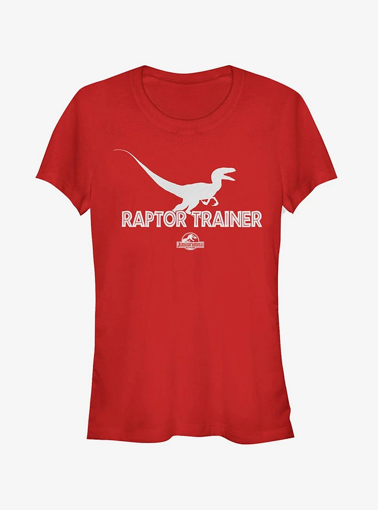 Raptor Trainer Silhouette Girls T-Shirt