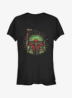 Sugar Skull Boba Fett Girls T-Shirt