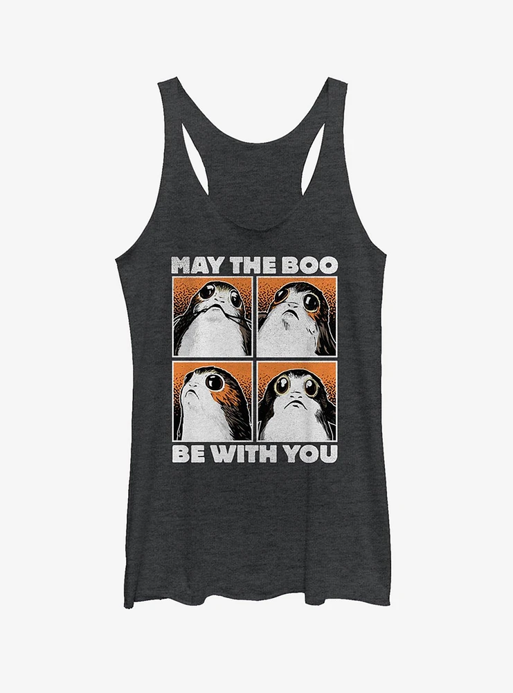 Halloween Porg Boo With You Girls Tank