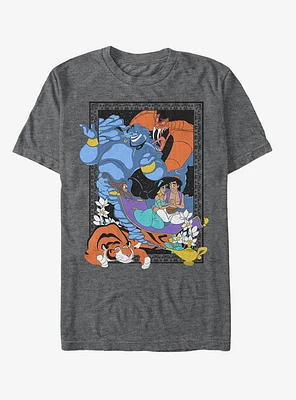 Disney Aladdin Character Frame T-Shirt