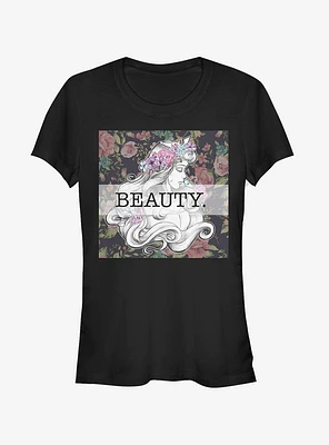 Disney Aurora Floral Print Girls T-Shirt