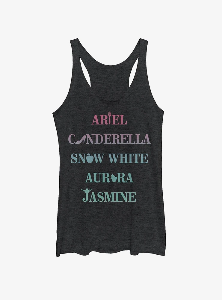 Disney Princess Symbols Girls Tank