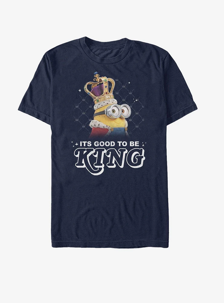 Minions GOOD 2 BE KING T-Shirt