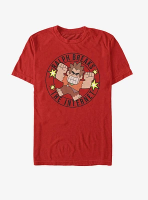 Disney Wreck-It Ralph Wreck Round Linear T-Shirt