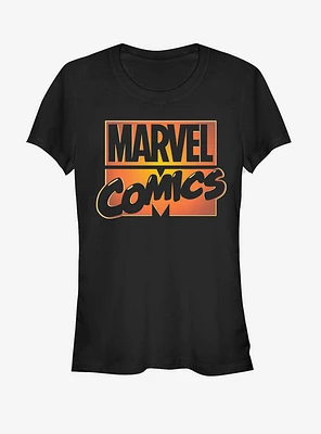 Marvel Halloween Comics Logo Glow Girls T-Shirt