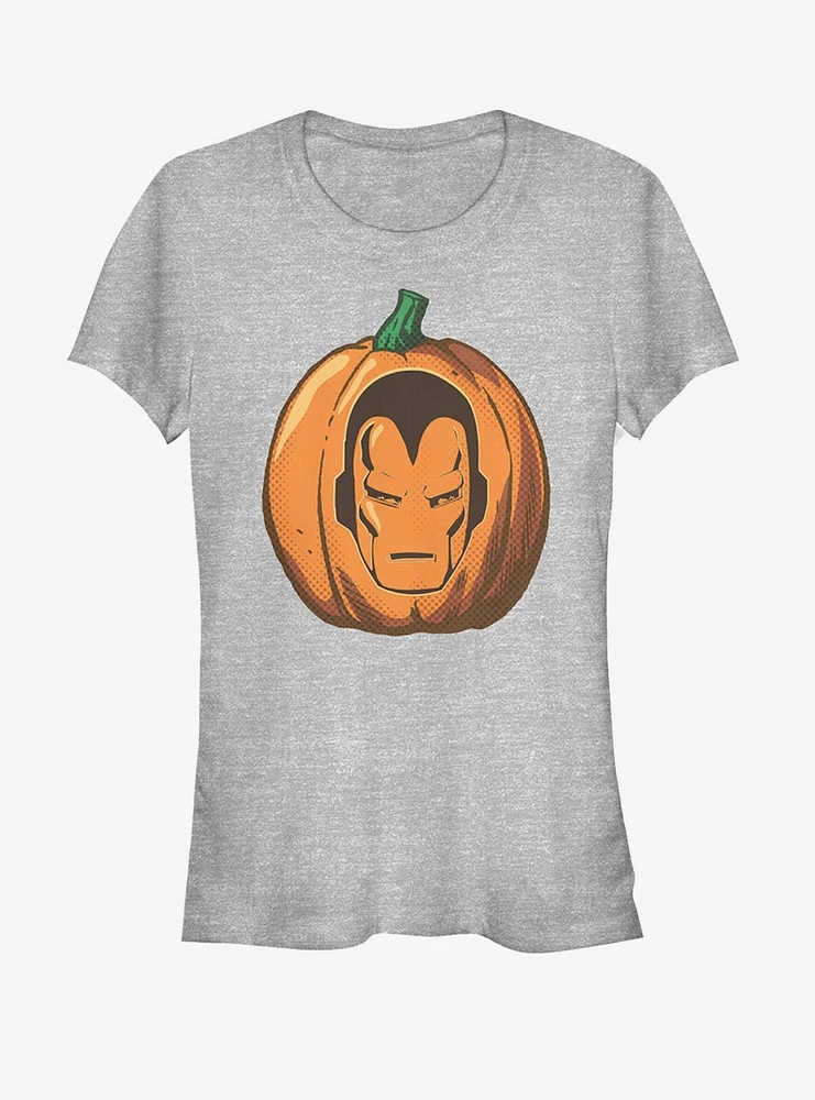 Marvel Halloween Iron Man Pumpkin Girls T-Shirt