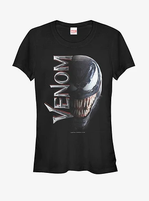 Marvel Venom Film Split Portrait Girls T-Shirt