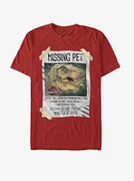 Jurassic Park Missing Pet T-Shirt