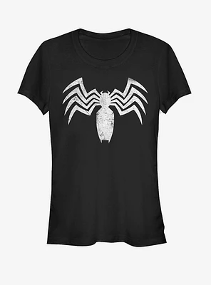 Marvel Venom Distressed Claw Logo Girls T-Shirt