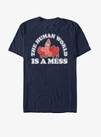 Disney The Little Mermaid Worlds a Mess T-Shirt