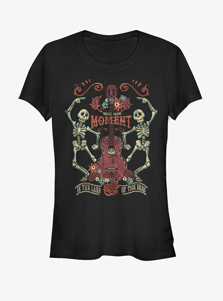 Disney Pixar Coco Seize Moment Skeleton Dance Girls T-Shirt