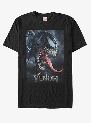 Marvel Venom Film Tongue Portrait T-Shirt