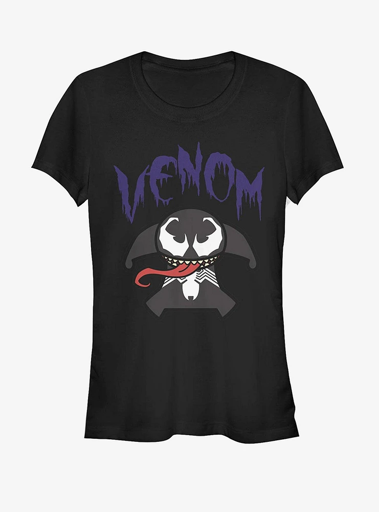 Marvel Venom Muscle Kawaii Girls T-Shirt