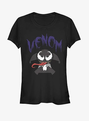 Marvel Venom Muscle Kawaii Girls T-Shirt