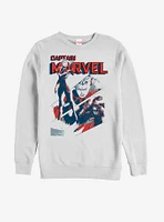 Marvel Captain The Woman Cap Sweatshirt