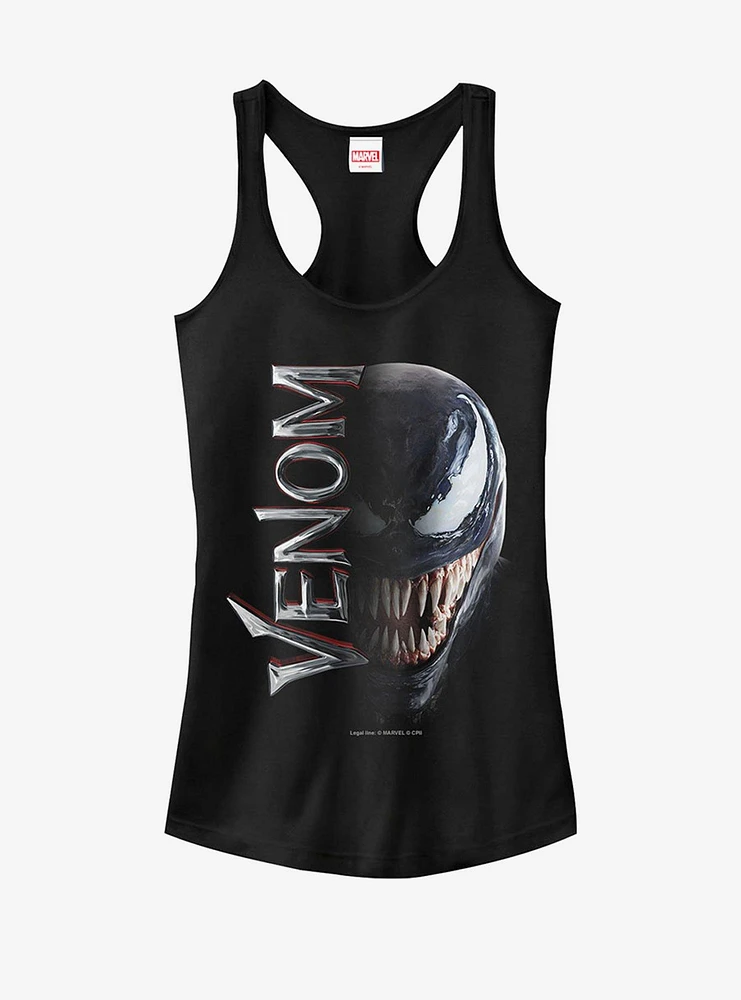 Marvel Venom Film Split Portrait Girls Tank