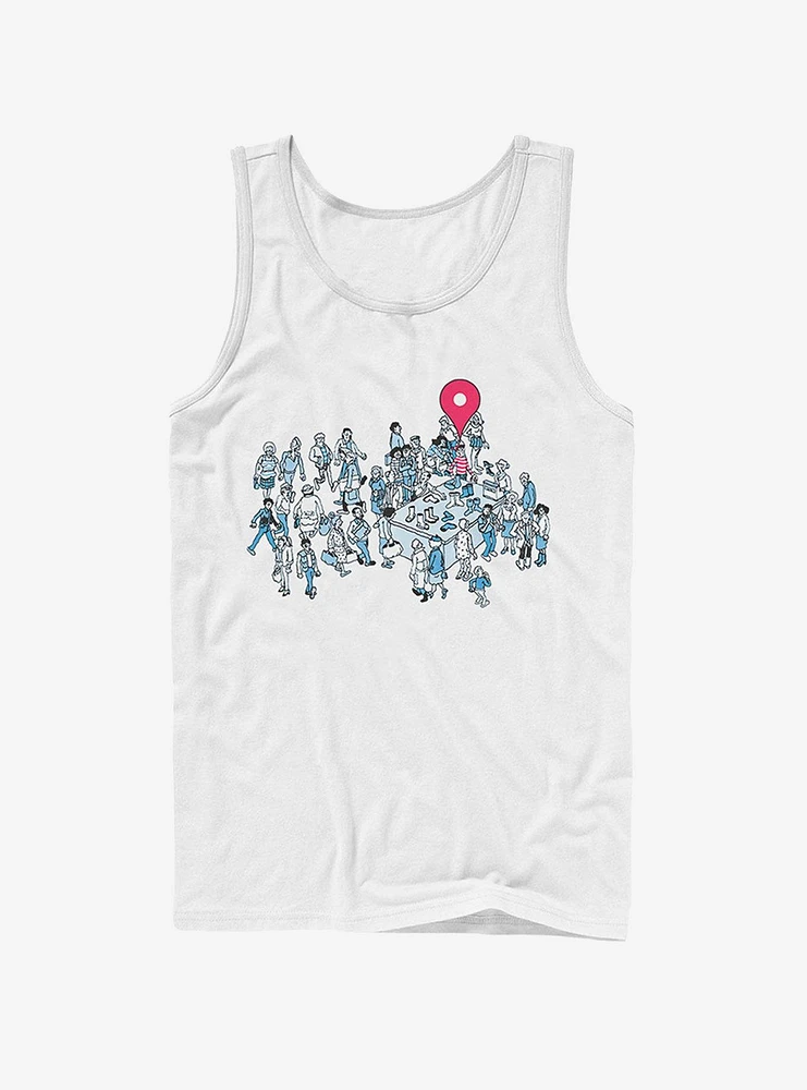 Where's Waldo Location Found Tank Top