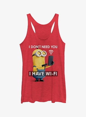 Minion Wi-Fi Girls Tank Top