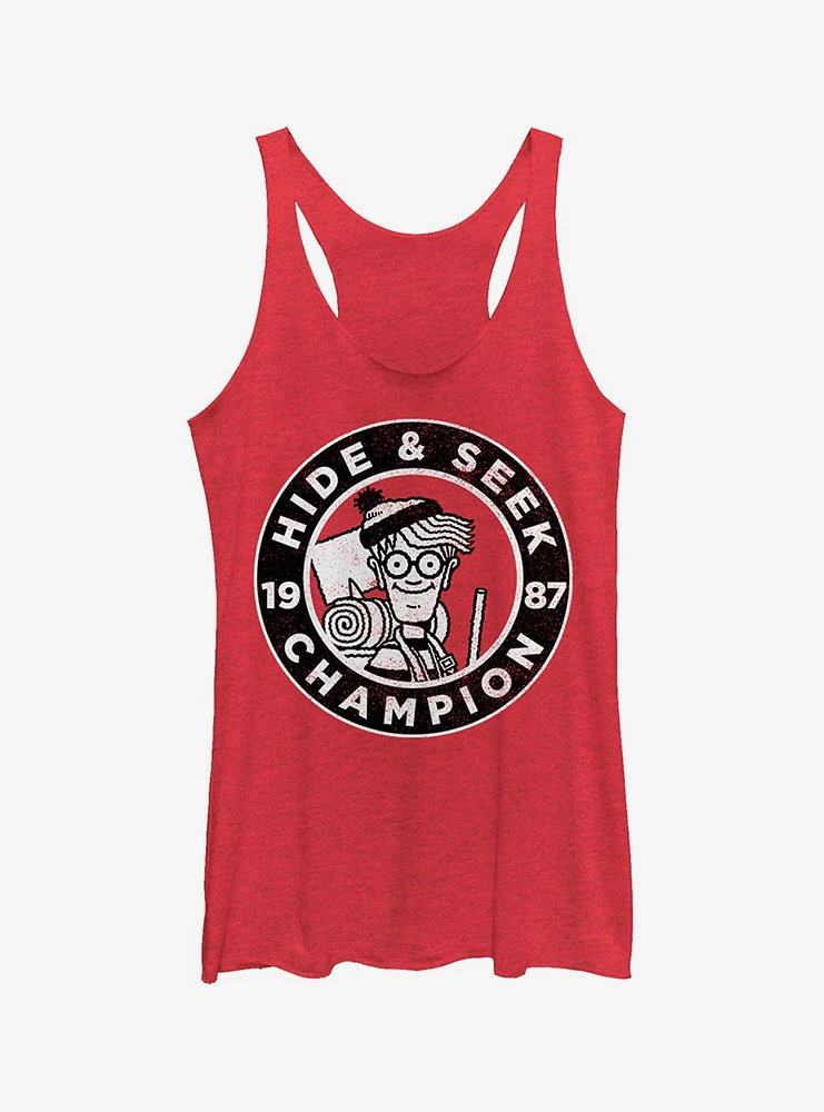 Where's Waldo Hide and Seek Champion Girls Tank Top