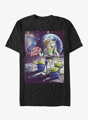 Disney Pixar Toy Story Buzz & Alien Moon Landing T-Shirt