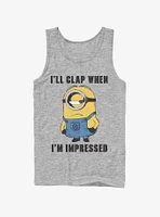 Minions Clap When Impressed Tank Top