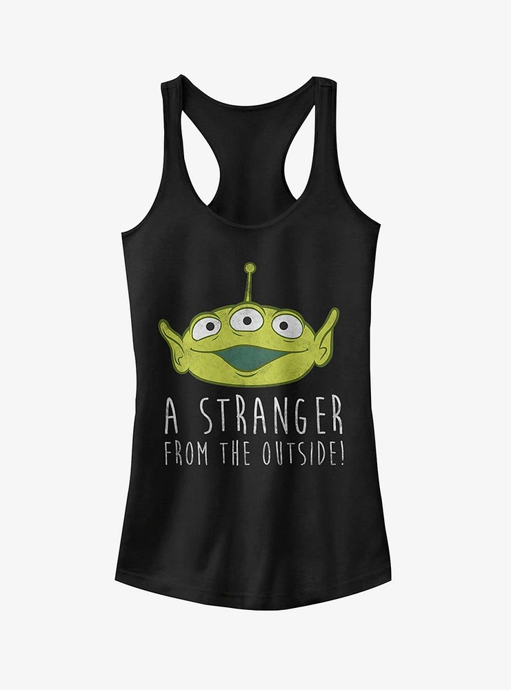 Disney Pixar Toy Story Squeeze Alien Stranger from Outside Girls Tank Top