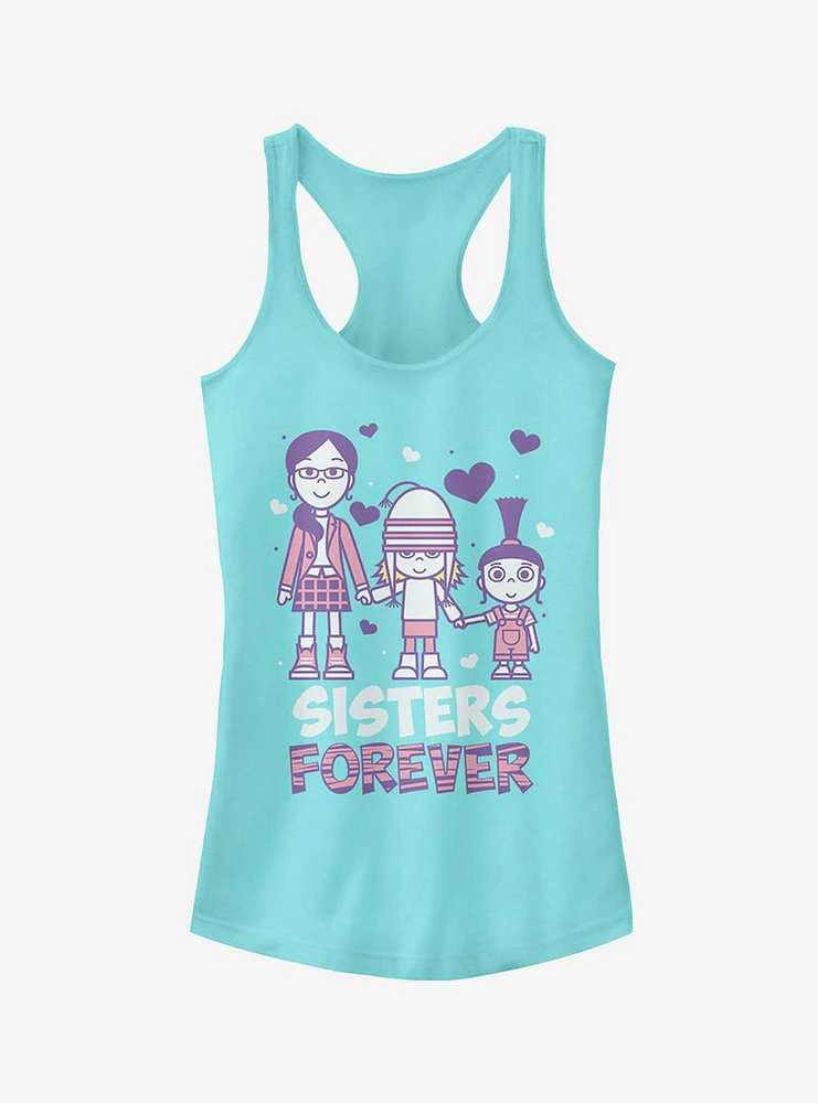 Minion Sisters Forever Girls Tank Top