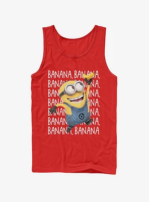 Minions Banana Repeat Tank Top
