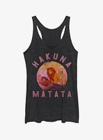 Disney Lion King Hakuna Matata Friend Scene Girls Tank Top