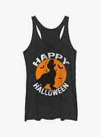 Disney Pixar Toy Story Halloween Rex Silhouette Girls Tank Top