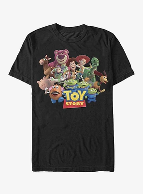 Disney Pixar Toy Story Character Logo Scene T-Shirt