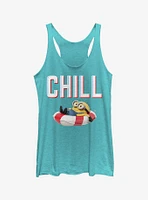 Minions Chill Floatie Girls Tank Top