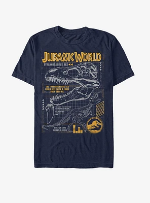 Jurassic Park Rex Breakdown T-Shirt