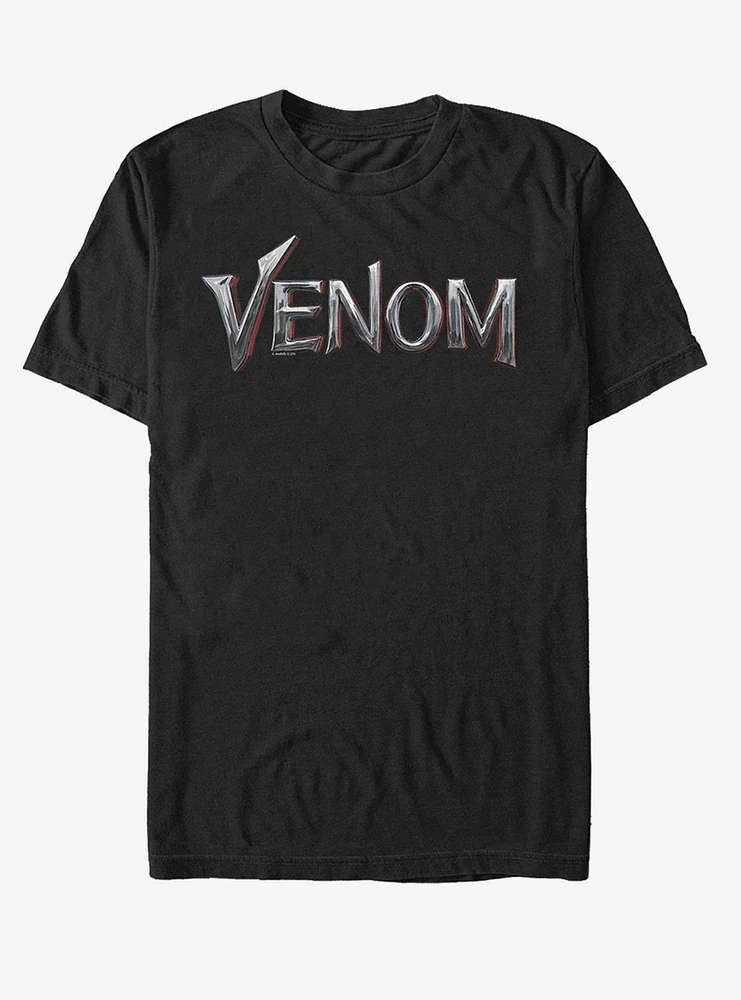 Marvel Venom Film Metallic Logo T-Shirt